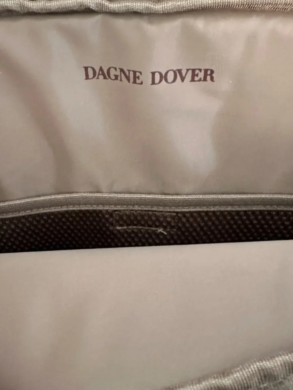 Dagne Dover Laptop Sleeve Crossbody Bag Blush Pink Color 11 x 8